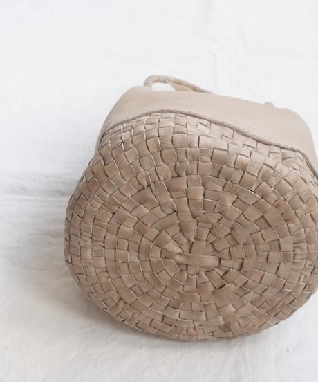KYUCA  KY0351  Leather Medium Basket / ３COLORS