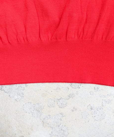 i c h i  251073 Slit Cuff Cotton Knit Pullover / 3 COLORS