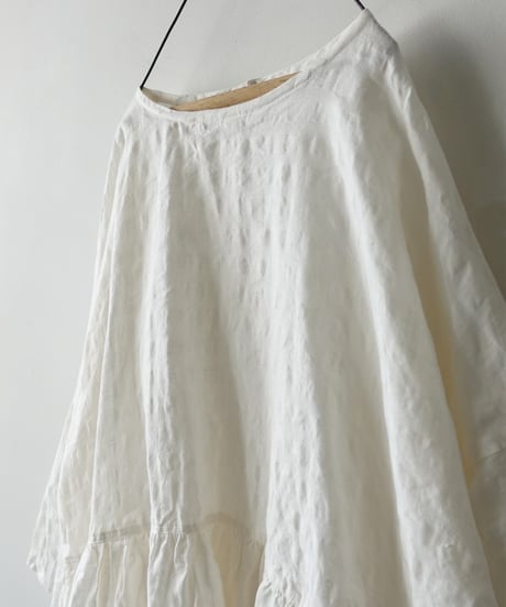 ichiAntiquités 1101107 Linen Cotton Gingham Check Pullover / 3 COLORS