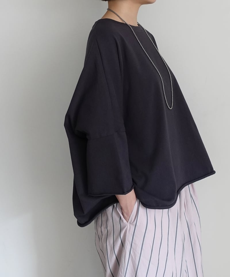 【Nページ】 i c h i 241053 Light Heavy Cotton Wide T-Shirt