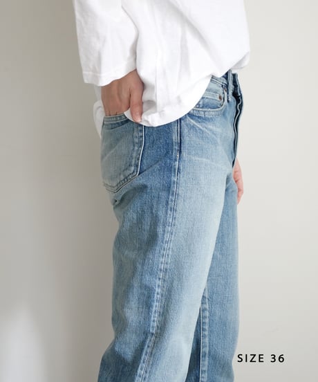 ichiAntiquités  1000339  OKAYAMA Made Selvage Denim Pants / A : VINTAGE WASH・3 size