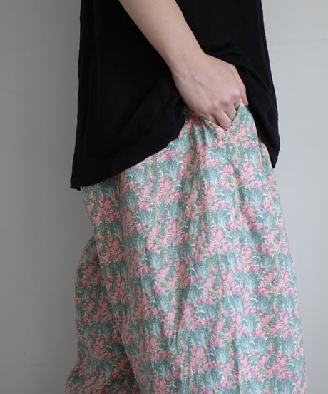 ichiAntiquités  1000938 LIBERTY Flower Print Vacance Pants / 2 COLORS