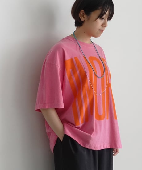 i c h i  241253  "AMORE / MIO!" Pigment Over T Shirt / 3 COLORS