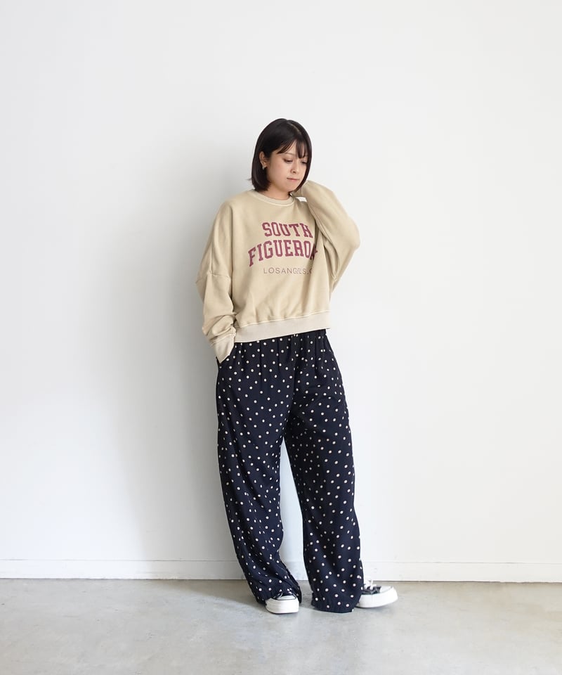 i c h i  250461 Pigment Sweat Pullover / 2 COL