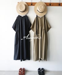 ichi Antiquités 1101105 Cotton Linen Atelier Dress / 2 COLORS