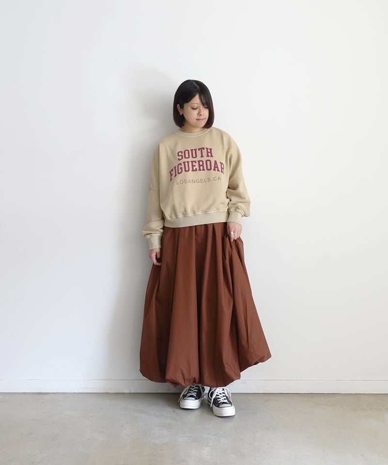 i c h i 250424 Cotton Balloon Skirt / 2 COLOR