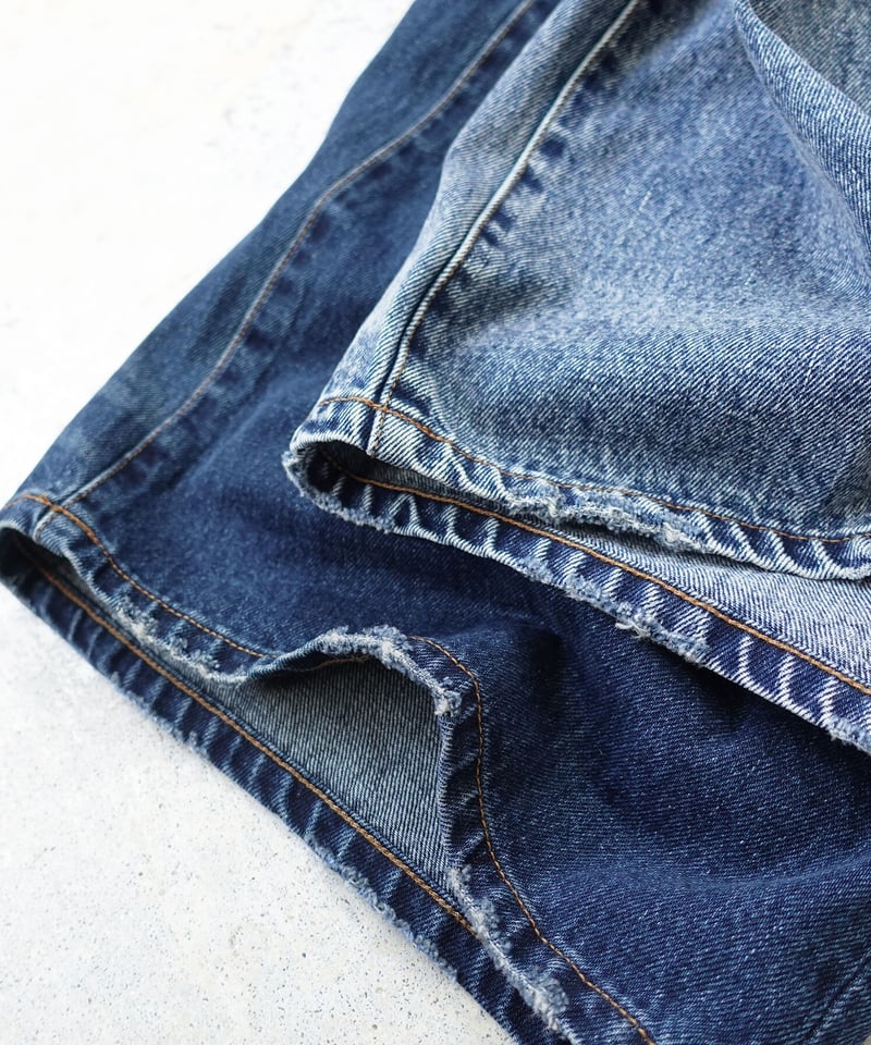 i c h i 230430 DENIM Wide Pants / A : LIGHT・2