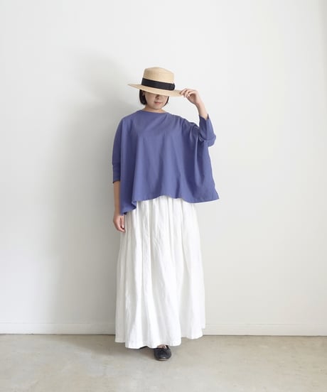 i c h i  241242  Cotton Rib Wide T-Shirt / 4 COLORS