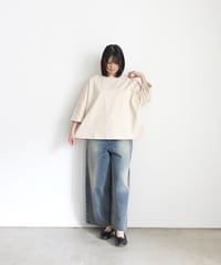 i c h i  231057  Heavy Cotton Wide Pullover / 2 COLORS