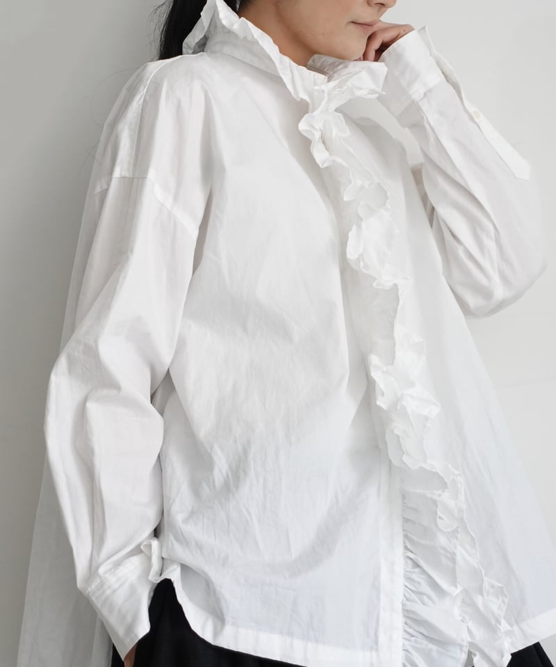 i c h i Frill Shirt / 4 COLORS | i c h i
