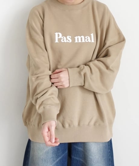 i c h i 250754 “Pas mal” Sweat Pullover / 2 COLORS