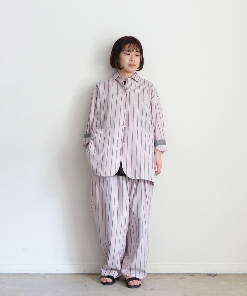 i c h i 241030 Striped Reversible Pants / 2 C