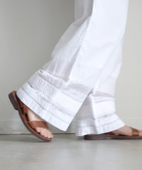 ichiAntiquités 1100936 INDIA Cotton Lace Pants  / 2 COLORS