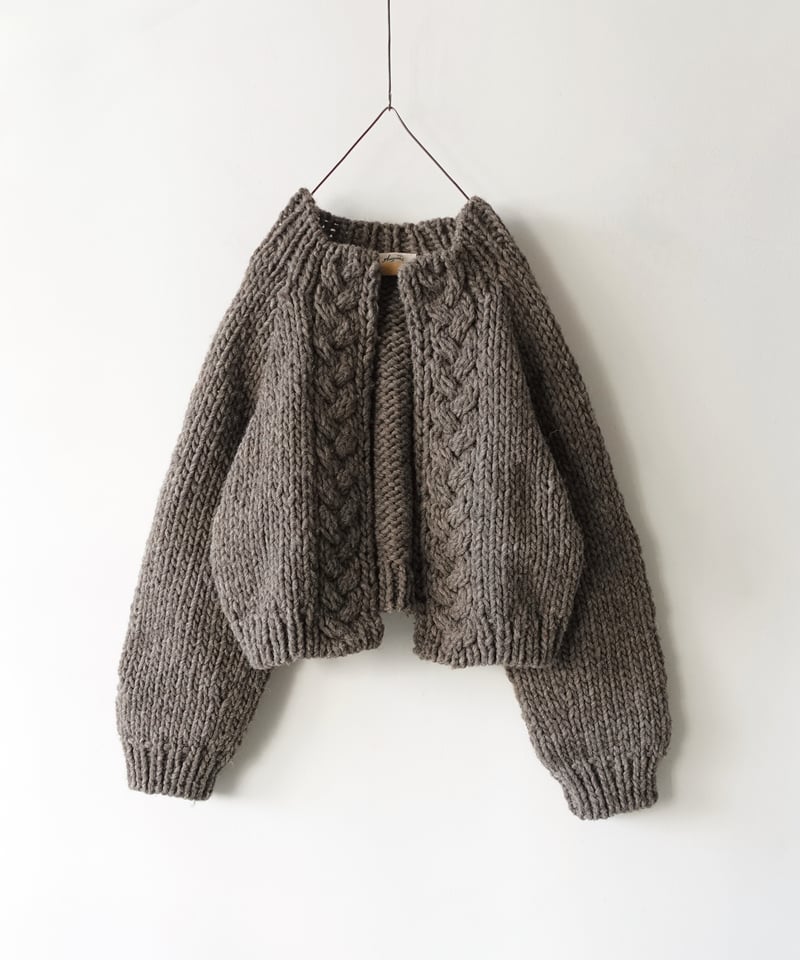 イチ ichiAntiquités 1000394 PERU Hand Knit Cardigan