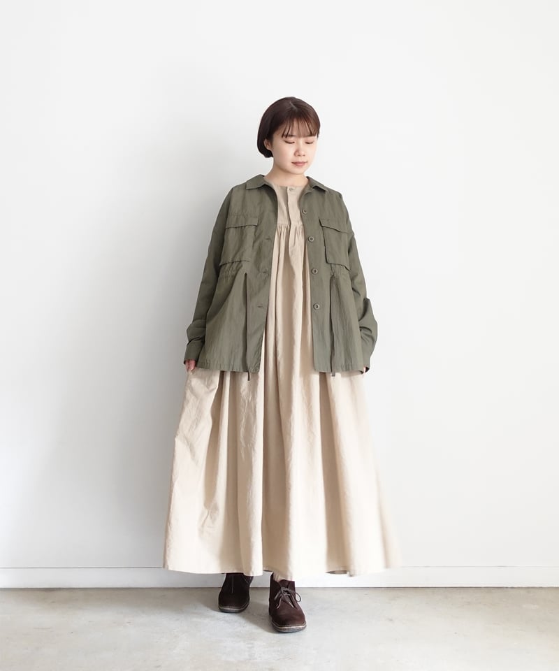 i c h i 241018 Cotton Linen 2way Dress / 2 COLO