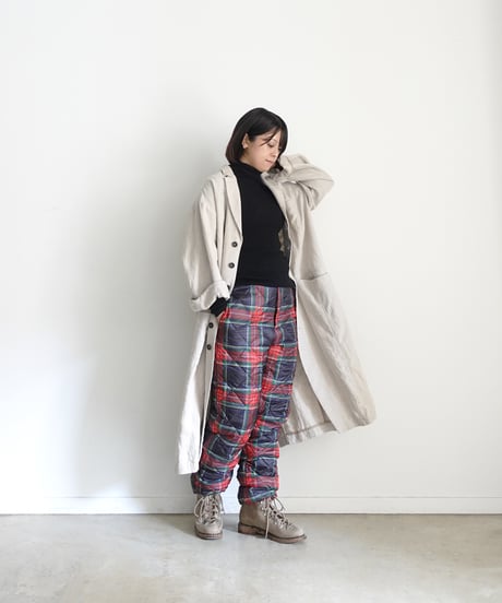 ゴールデンウィーク限定お値下げ美品ichiチェックコート 日本製】ビッグチェック柄ショートコート（チェスターコート