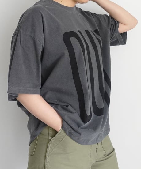 i c h i  260151 "OUI / NON" Pigment Over T Shirt / 4 COLORS