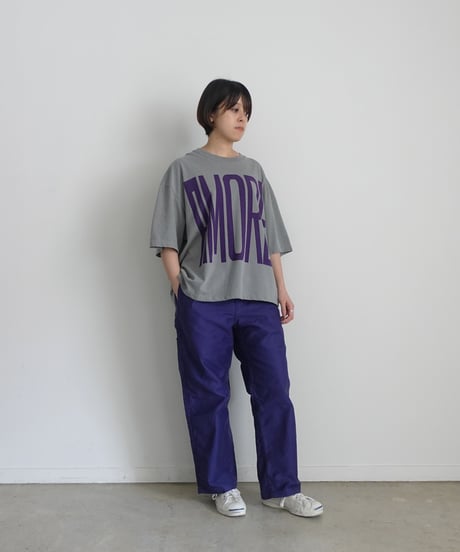 i c h i  241253  "AMORE / MIO!" Pigment Over T Shirt / 3 COLORS