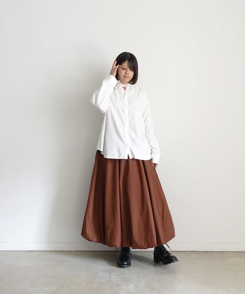 i c h i 250424 Cotton Balloon Skirt / 2 COLOR