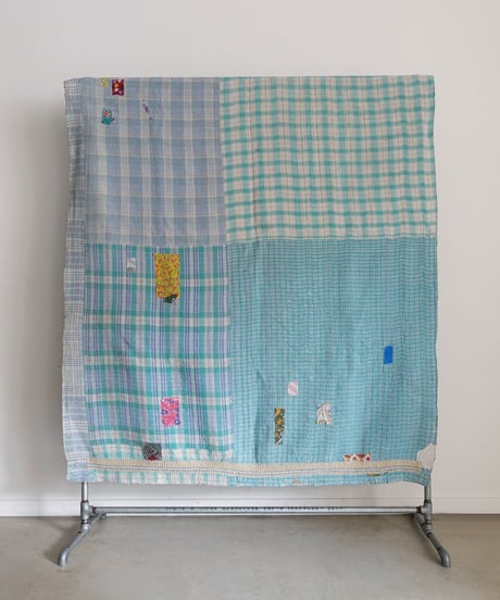 【ONLINE LIMITED】ichiAntiquités 1001139 Vintage Ralli Quilt Rug / COLOR : A