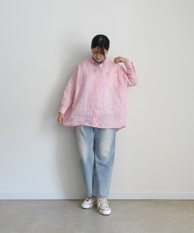 水ぽっいの i c h i 251209 Relax Linen Shirt / 5 COLORS : W