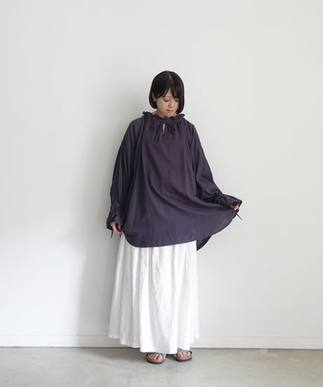 i c h i  241040  Organic Cotton Over Blouse / 2 COLORS