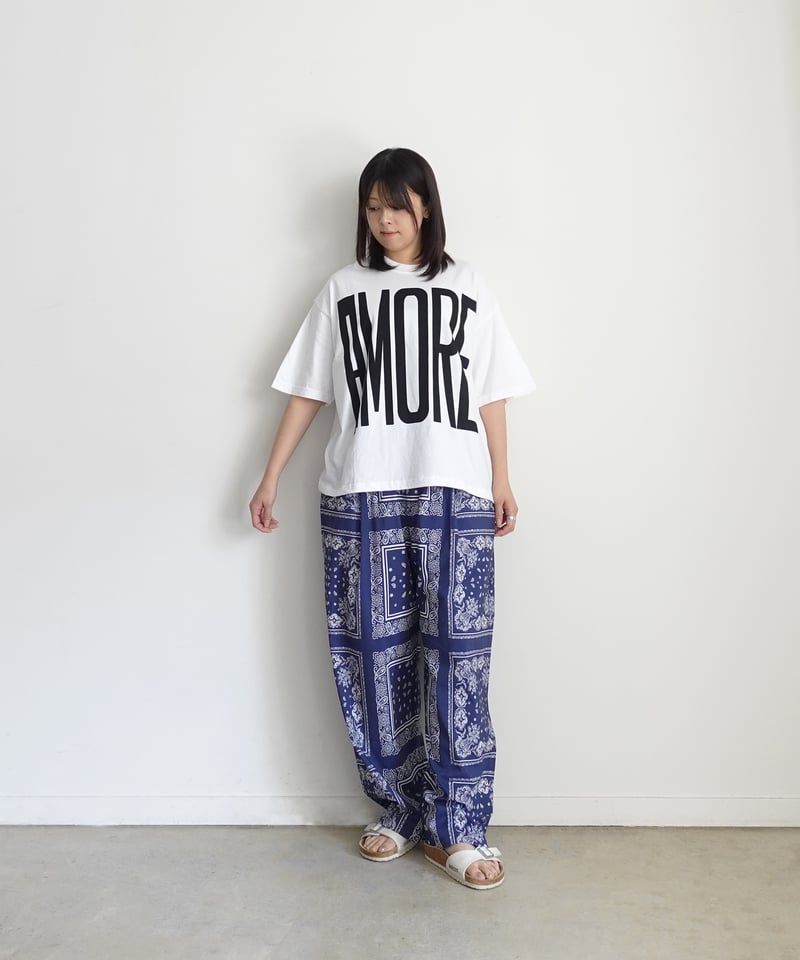 i c h i 251105 Bandana Print Relax Pants / B
