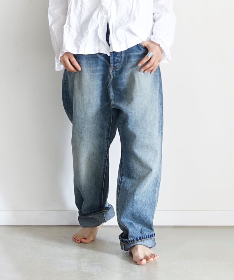 イチ　ich i 201141 Denim Sarrouel Pants 再入荷＊レディース＊ichi-イチ- Denim Sarrouel Pants デニム