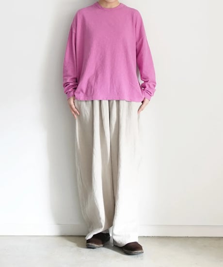 ichiAntiquités 1000963 Long Sleeve Cotton Pullover / 4 COLORS