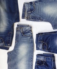 i c h i  230430  DENIM Wide Pants / B : DARK・2 size