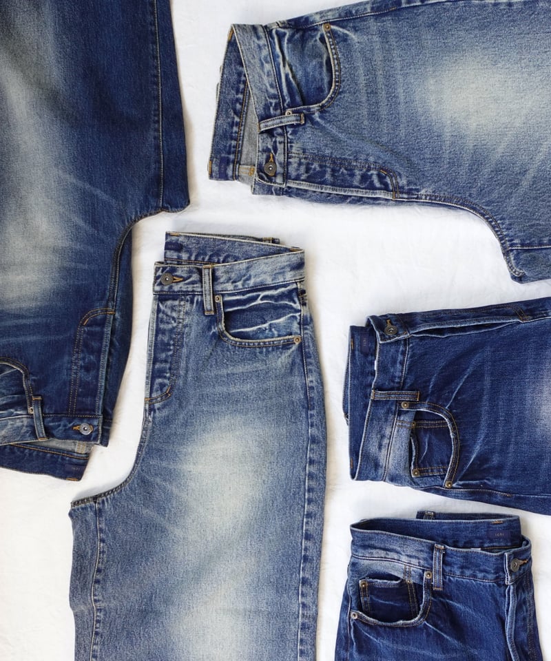 i c h i 230430 DENIM Wide Pants / B : DARK・2