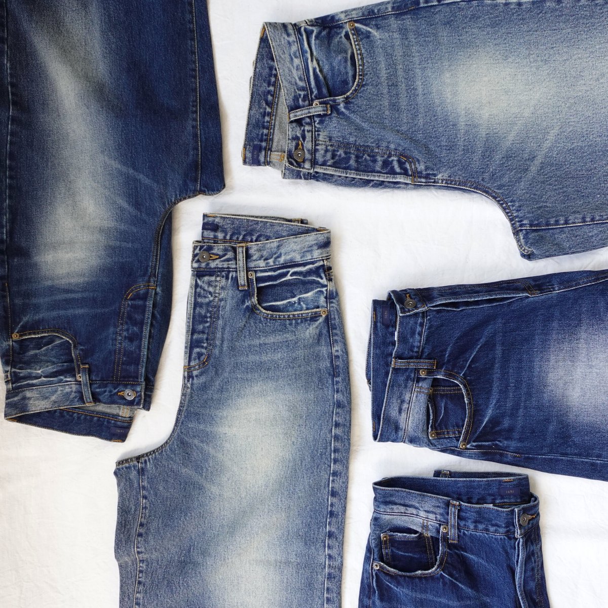 現品確認用 i c h i 230430 DENIM Wide Pants / B : DARK・2