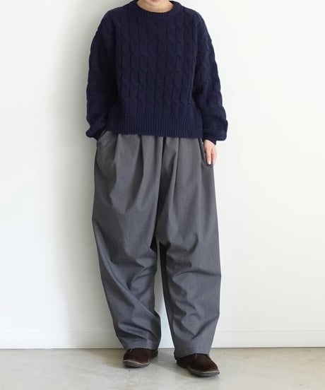 i c h i  250756 Cable Knit Pullover / 3 COLORS
