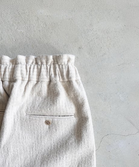 i c h i  250715 Pin Stripe Relax Pants / 2 COLORS