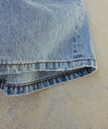 i c h i  230430  DENIM Wide Pants / C : SAXE BLUE・2 size