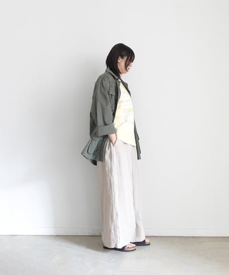 i c h i  251058  "OHLALA" Pigment Over T Shirt / 2 COLORS