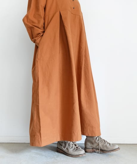 i c h i 250710 Cotton Flannel Dress / 2 COLORS