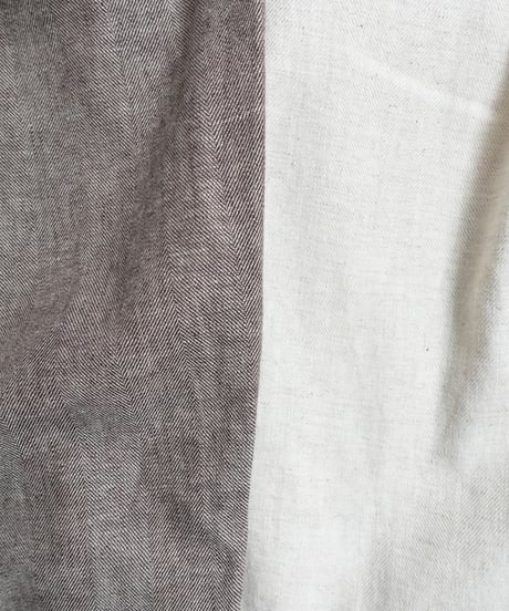 i c h i 251041 Linen Cotton Herringbone Relax Pants / 2 COLORS