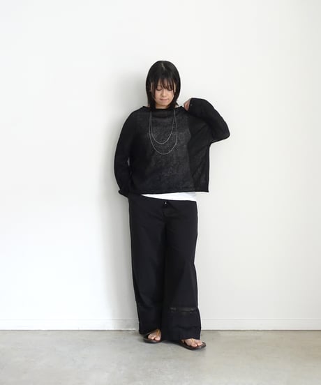 ichiAntiquités 1100936 INDIA Cotton Lace Pants  / 2 COLORS