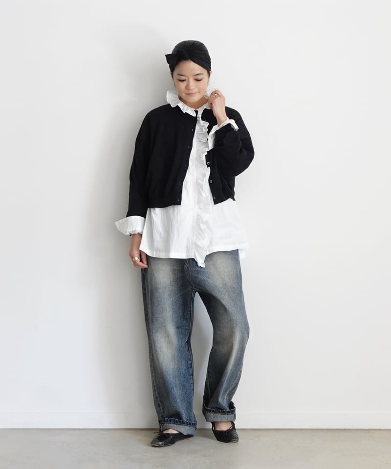 i c h i 201141 Denim Sarrouel Pants / A : LIGH i c h i 201141 Denim Sarrouel Pants / A : LIGH