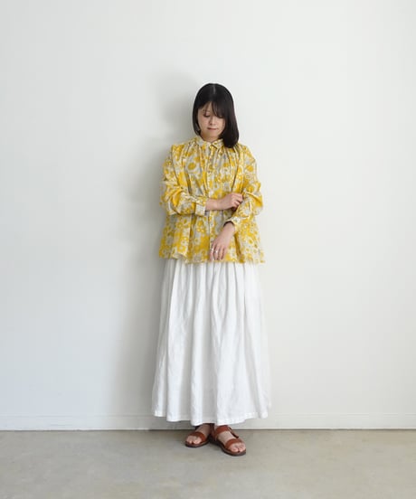 ichiAntiquités 1001109 LIBERTY Cotton Flower Shirt / 2 COLORS