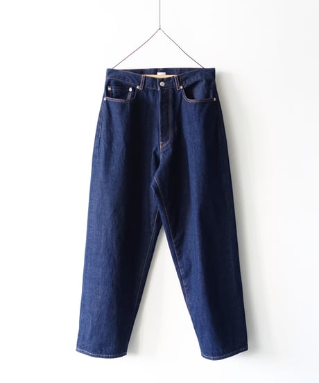 i c h i  211031-1  DENIM Loose 5 Pocket Pants / B : INDIGO DARK