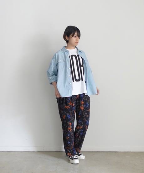 i c h i  241253  "AMORE / MIO!" Pigment Over T Shirt / 3 COLORS