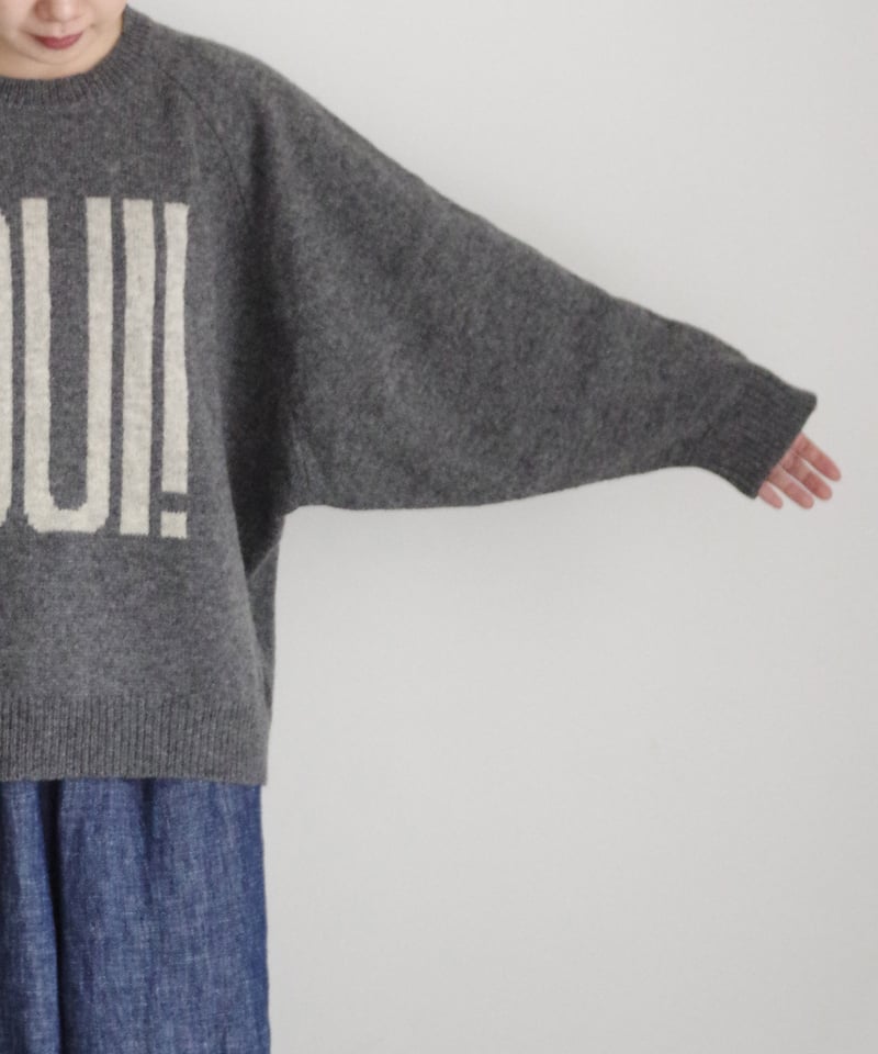 i c h i 250467・250468 Shetland Wool Knit Pull