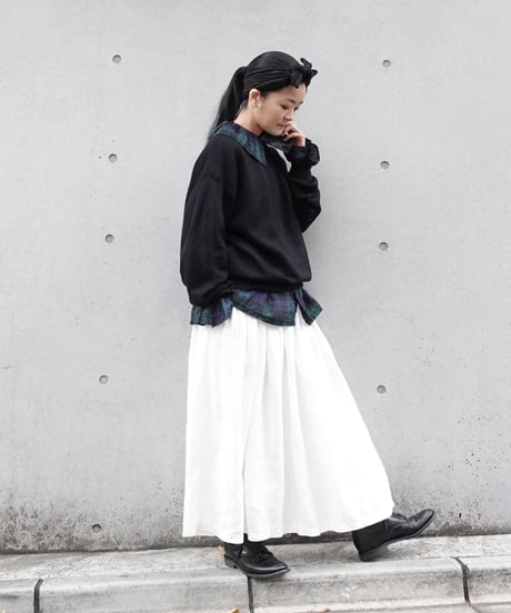 i c h i  240758 Sheer Knit Pullover / 3 COLORS