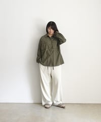 i c h i  241143 Heavy Cotton Relax Pants / 2 COLORS