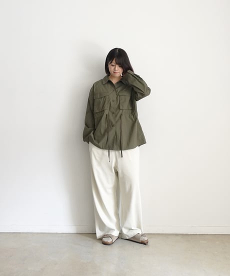 i c h i  241143 Heavy Cotton Relax Pants / 2 COLORS