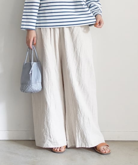 ichiAntiquités  801134  Vintage Linen Relax Pants / B : NATURAL