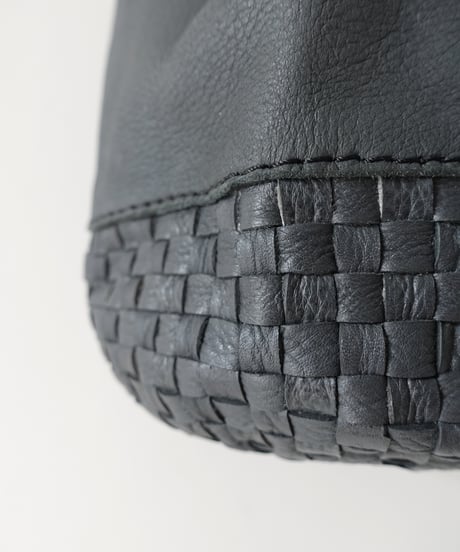 KYUCA  KY0351  Leather Medium Basket / ３COLORS