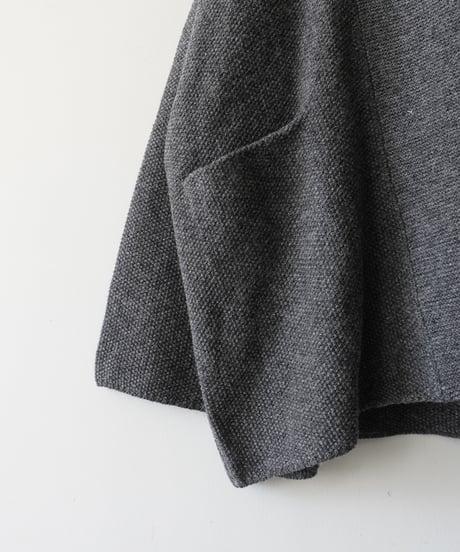 【 LIMITED COLLAB 】"i c h i × TAION" 250471 Knit Cardigan + Leopard Inner Down Vest  / 2 COLORS
